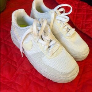 Kids White Nike Sneakers